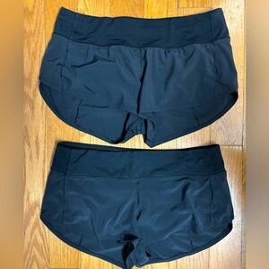 Lululemon shorts  Hotty Hot low rise 2.5”